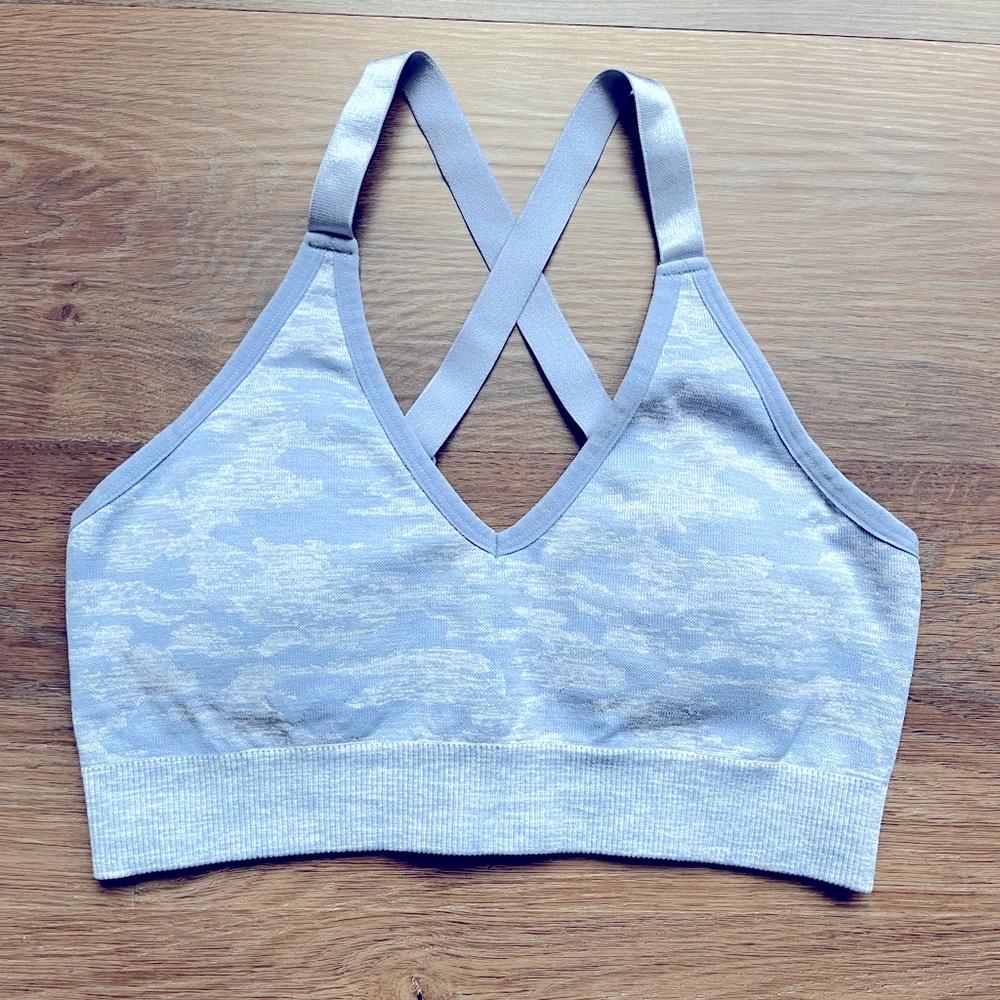 AYBL Camo Seamless Bra (Blue) - Gently Used (Small)